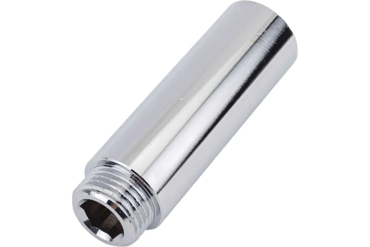 Удлинитель 1/2"- 70мм хром резьба в-н VALTEC