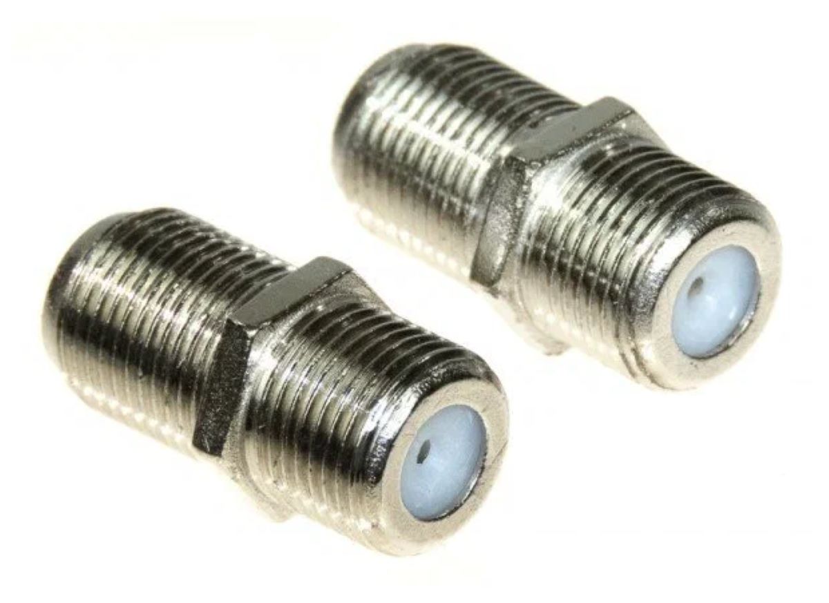 Штекер (переходник) F-гнездо-F-гнездо Бочка