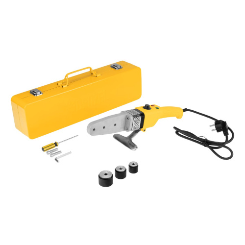 Аппарат для сварки сласт. труб DENZEL X-PRO 800 вт 300гр. компл насадок, кейс, 20-32мм