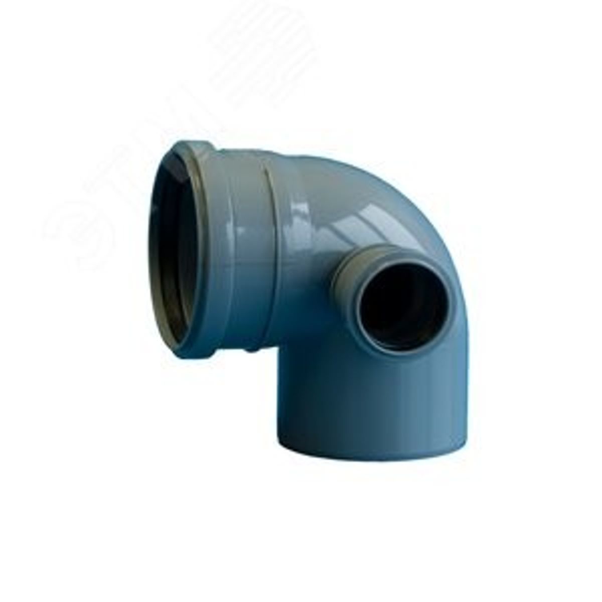 Отвод правый 110х90гр выход 50мм ПОЛИТЕК (40)