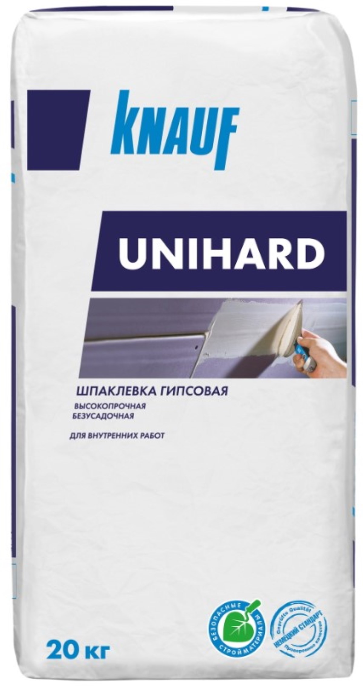 Шпаклевка гипсовая Кнауф Унихард 20 кг (60)
