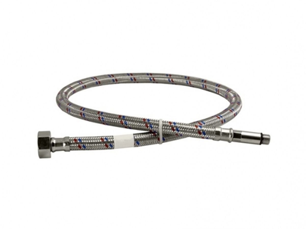 Гибкая подводка смесителя гайка-штуцер М10 120см 2шт