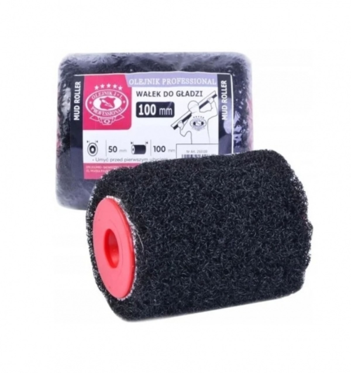 Ролик для шпаклевки 100мм 16мм ф48 Olejnik
