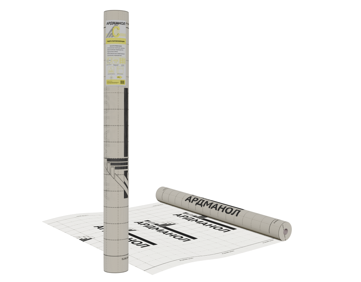 Гидропароизоляция Ардманол С  1,6х37,5 м (60 м2)