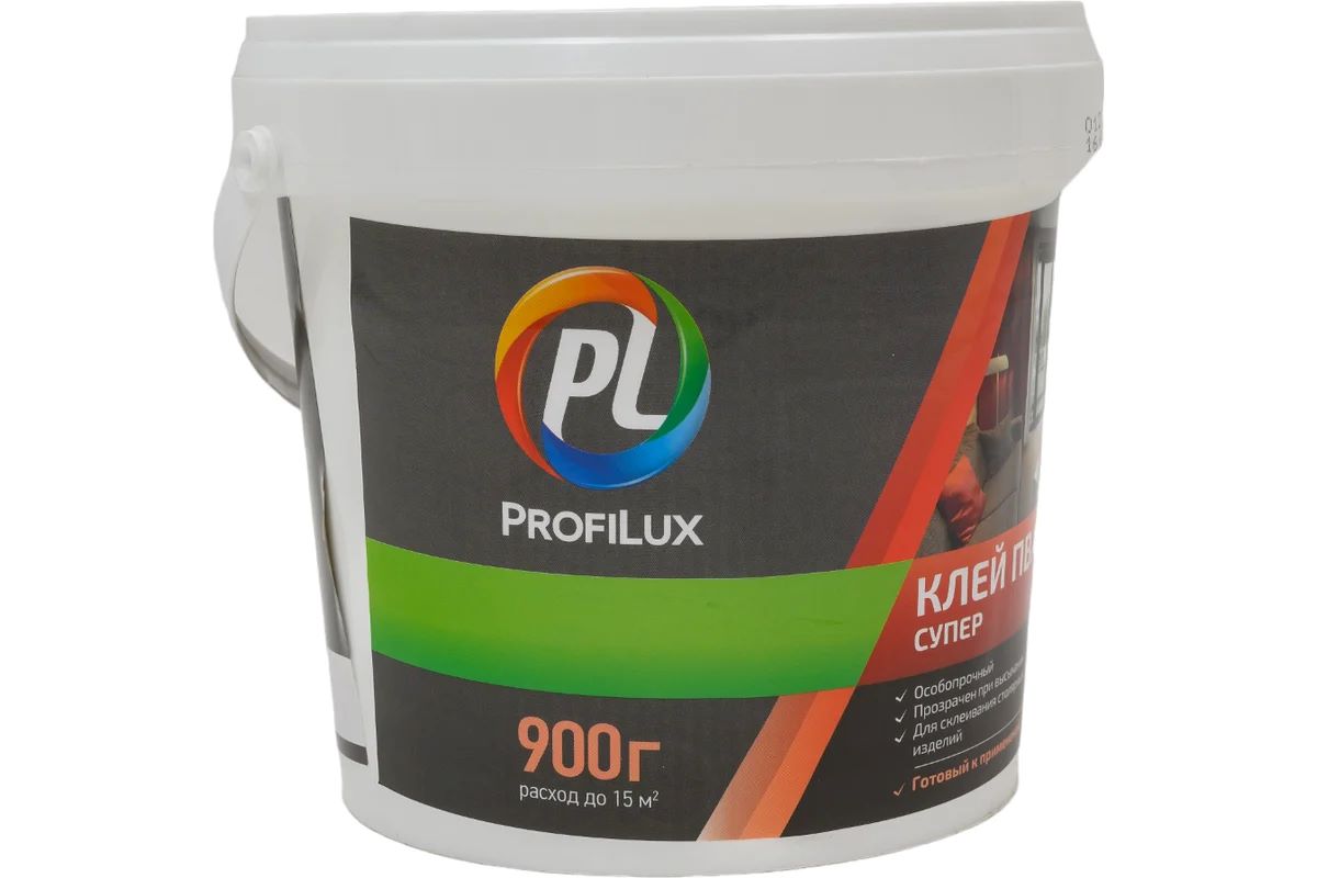 Клей ПВА Профилюкс СУПЕР 0,9 кг