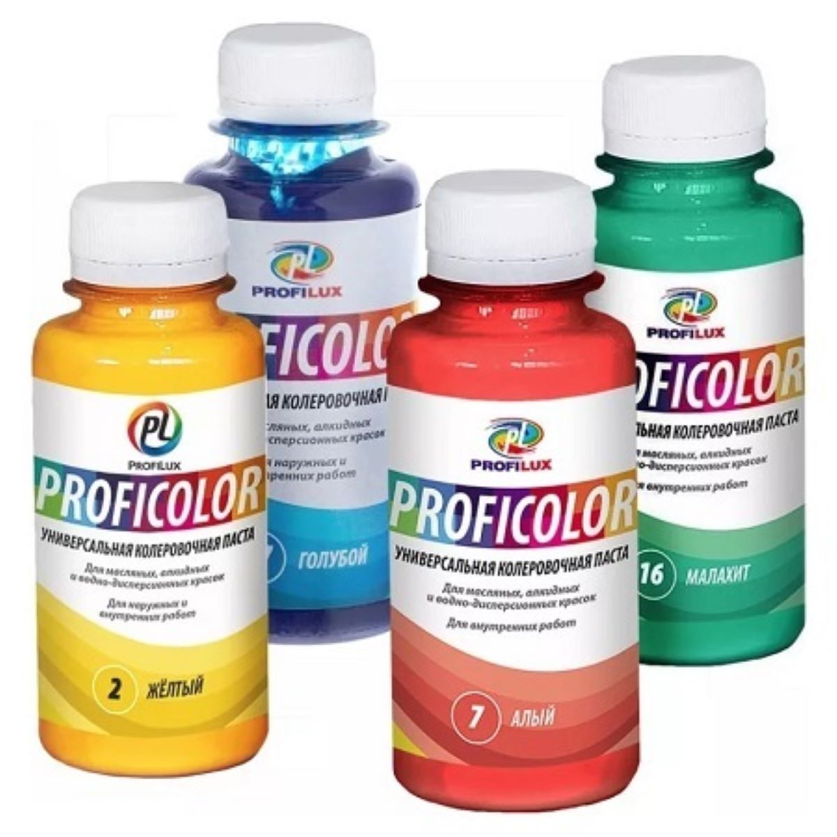 Колер паста Профилюкс №12 салатный 100 мл