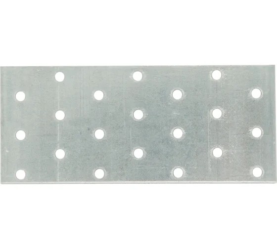 Пластина крепежная оцинкованная 140х80х2 мм