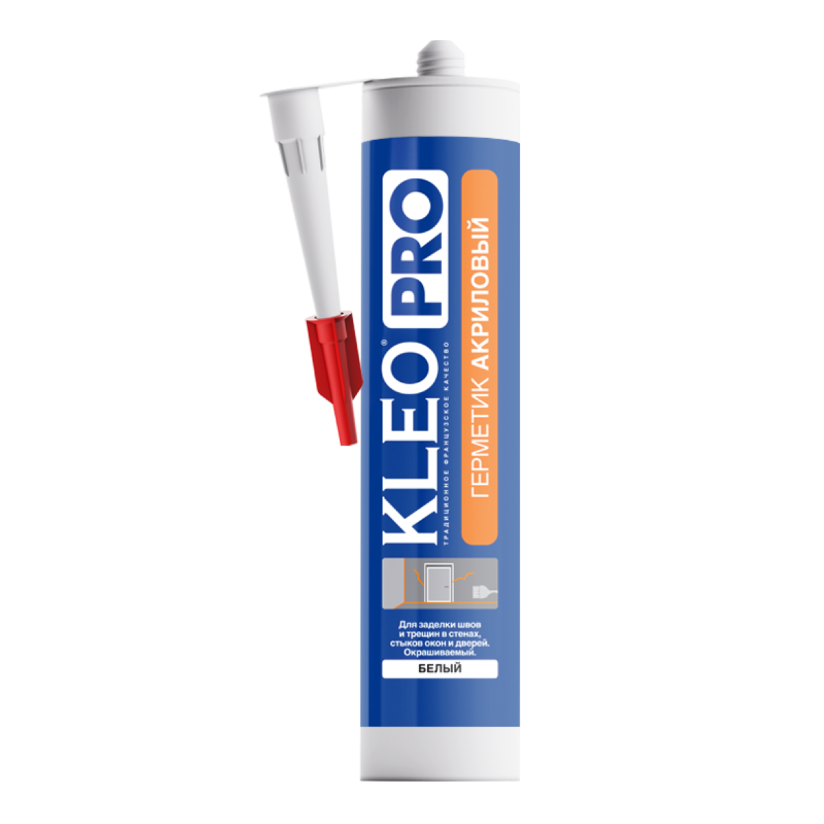 Герметик KLEO PRO акриловый белый 280мл (12)