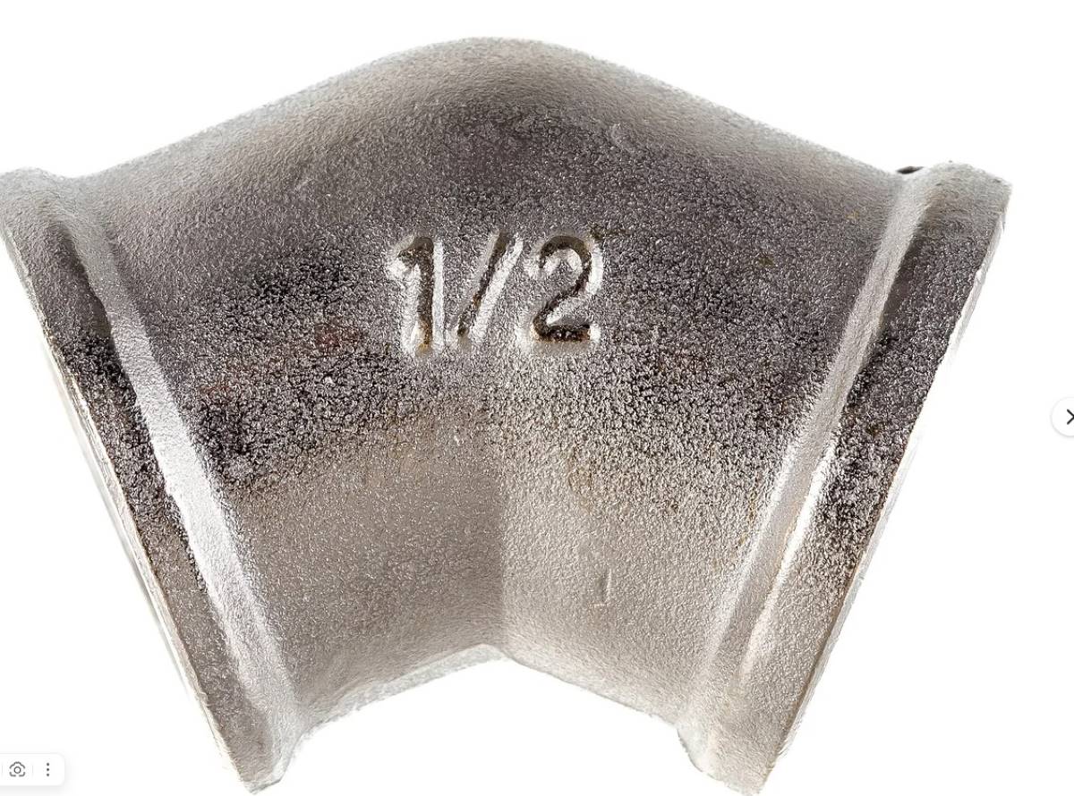 Угол 1/2" 45гр резьба в-в VALTEC