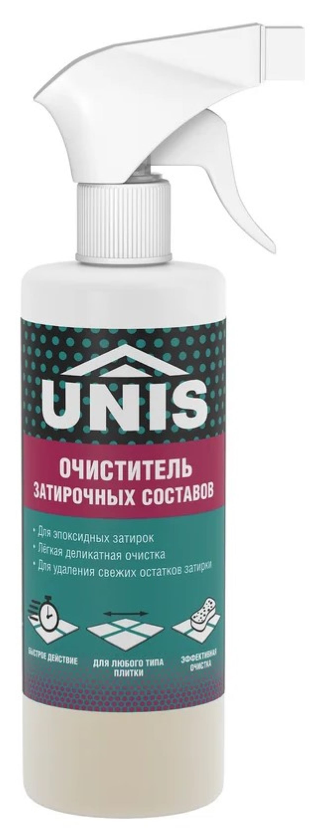 Очиститель эпоксидных остатков Юнис спрей 0,5л