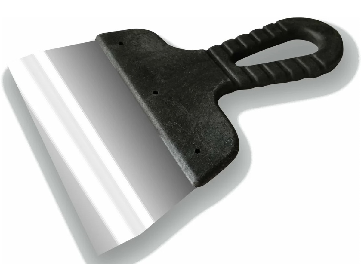 Шпатель 60мм пластиковая ручка DECOR(100)