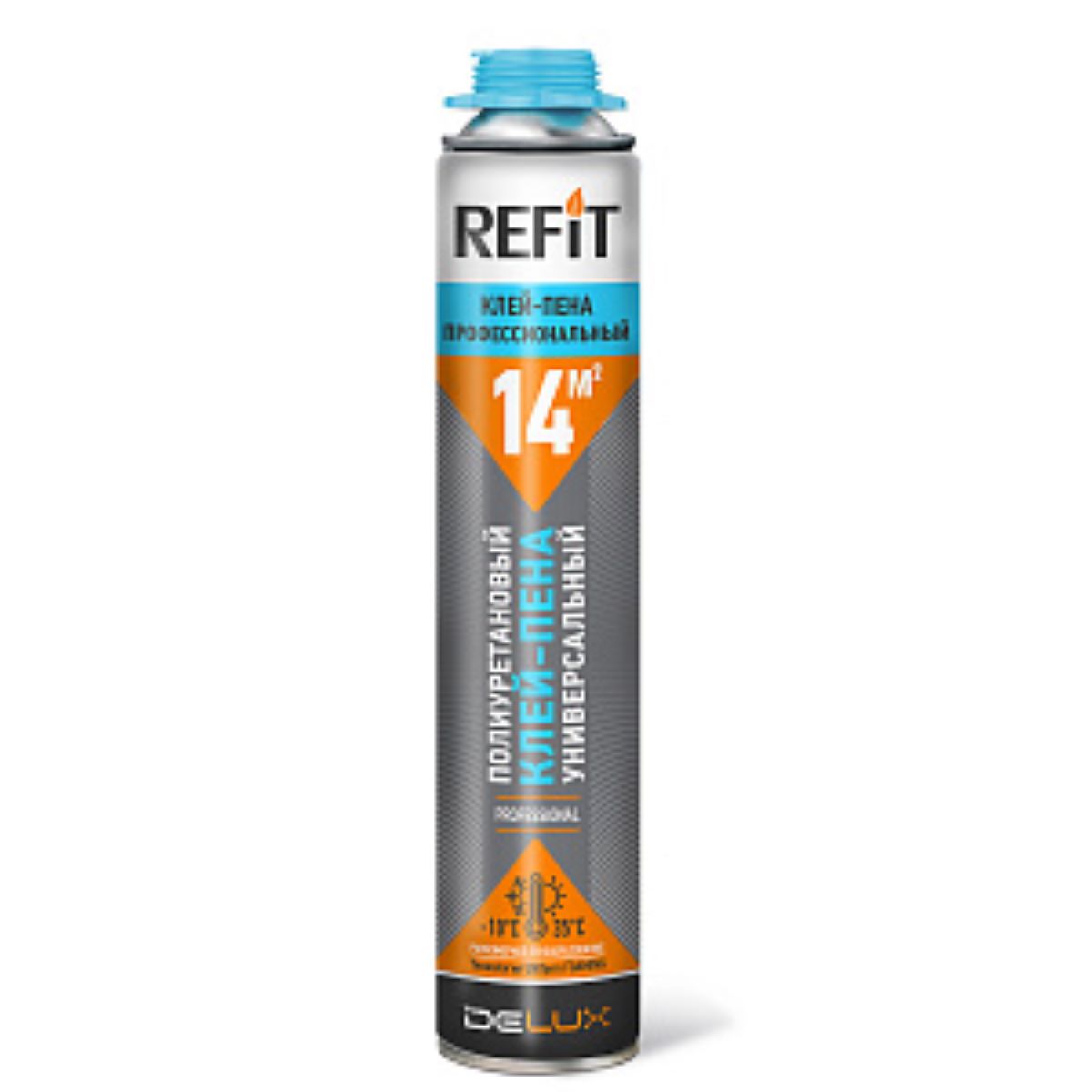 Клей-пена пистолетная REFIT всесезонная 750мл (12)