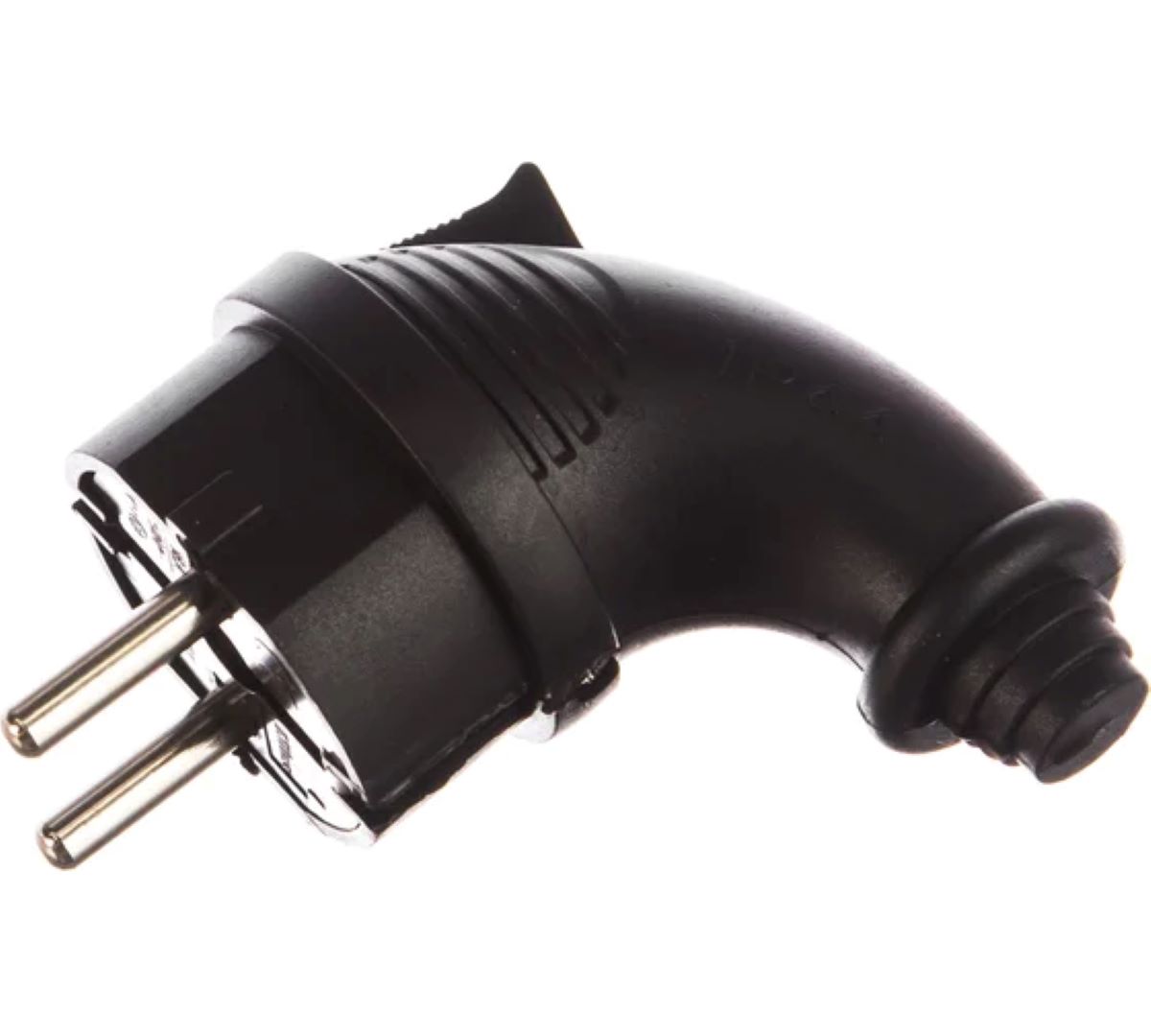 Вилка с/з каучук угловая IP44 16А 250В UNIVersal