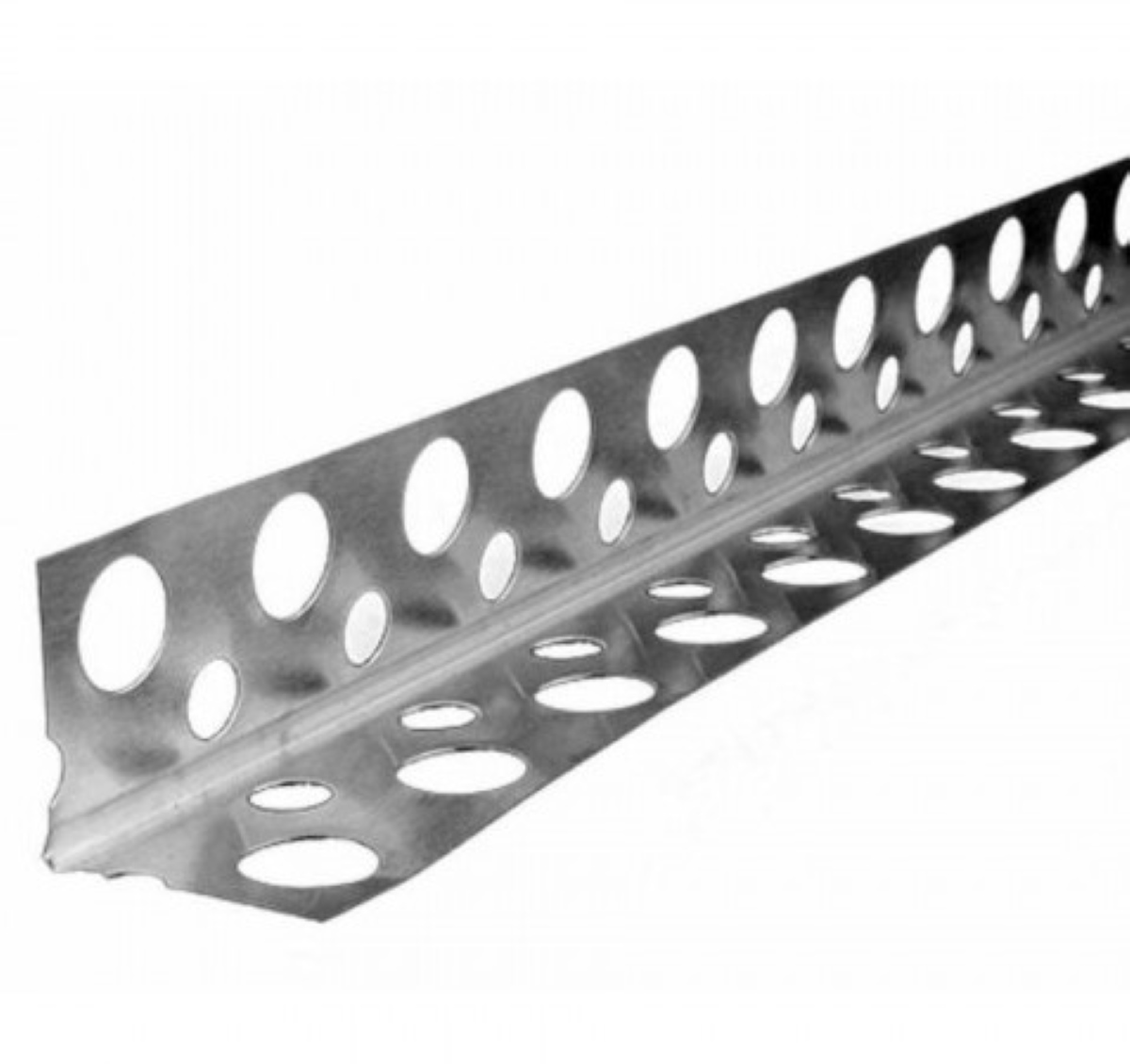 Уголок перфорированный оцинк 21х21х3000мм 0,3мм PERFOLUX