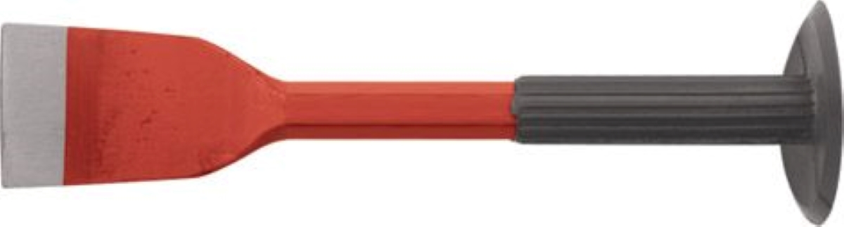 Зубило широкое с резиновым протектором 250х16х50мм КУРС