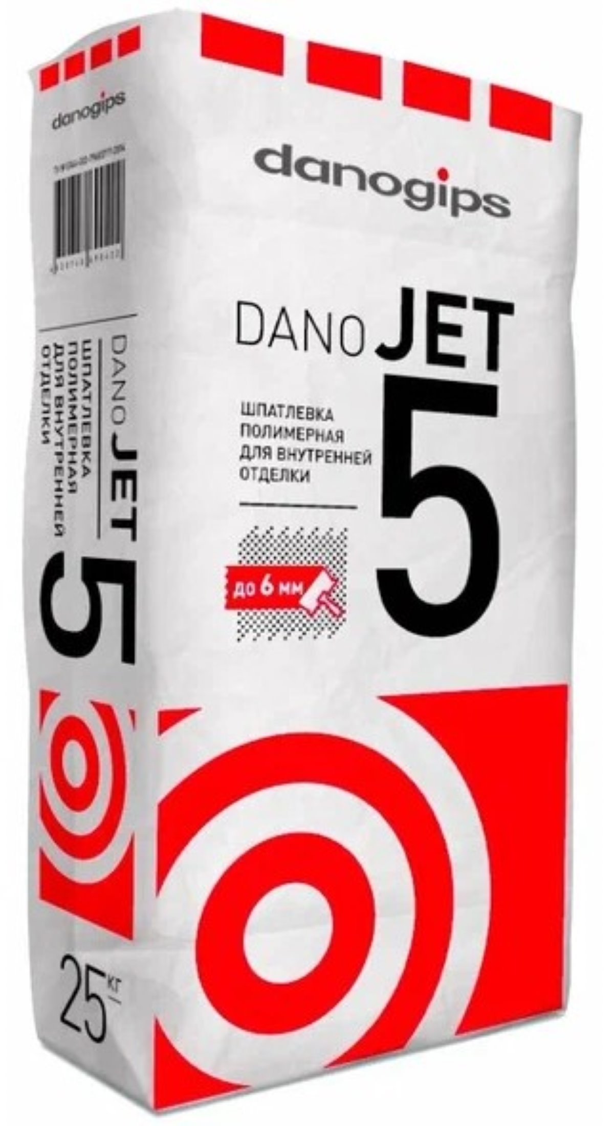 Шпаклевка полимерная финишная ДаноДжет 5 25 кг(42)