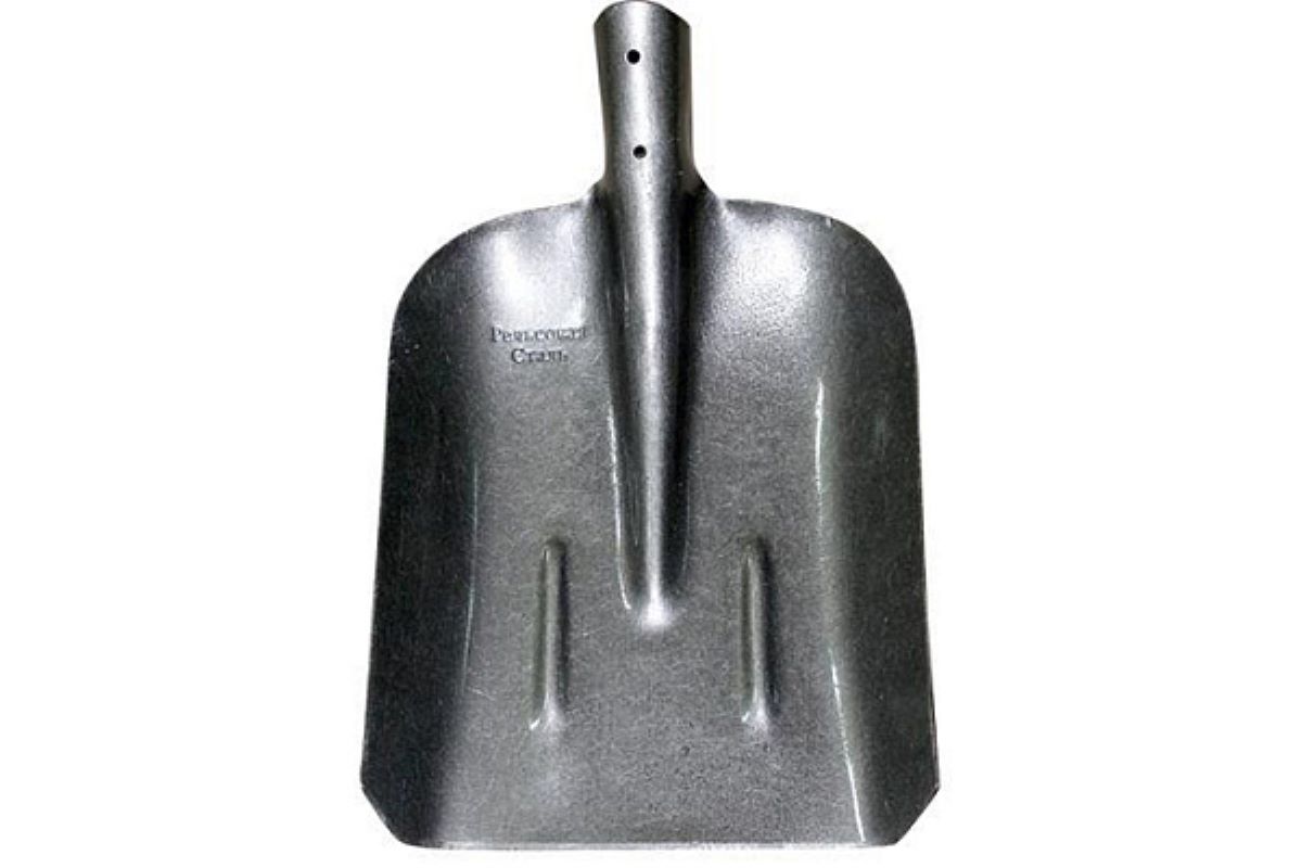 Лопата совковая с ребрами жесткости рельсовая сталь б/ч