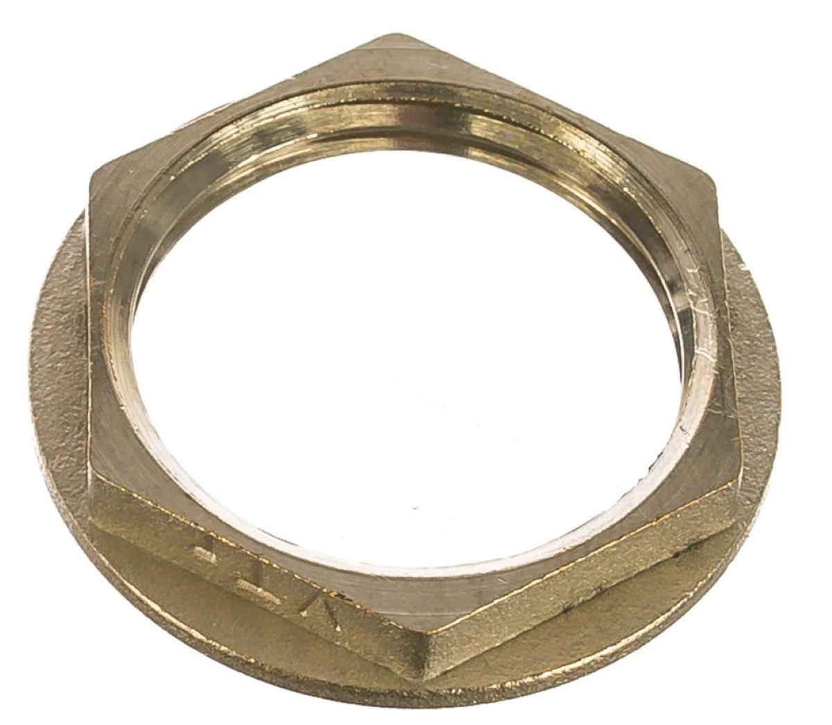 Контргайка 1" никелированная латунная VALTEC