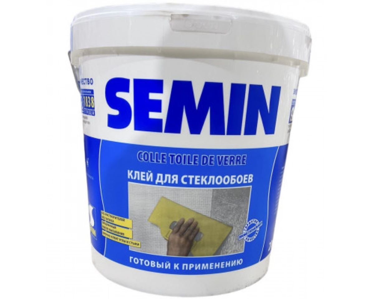 Клей обойный SEMIN КОЛЬ ТДВ для стеклообоев 20кг