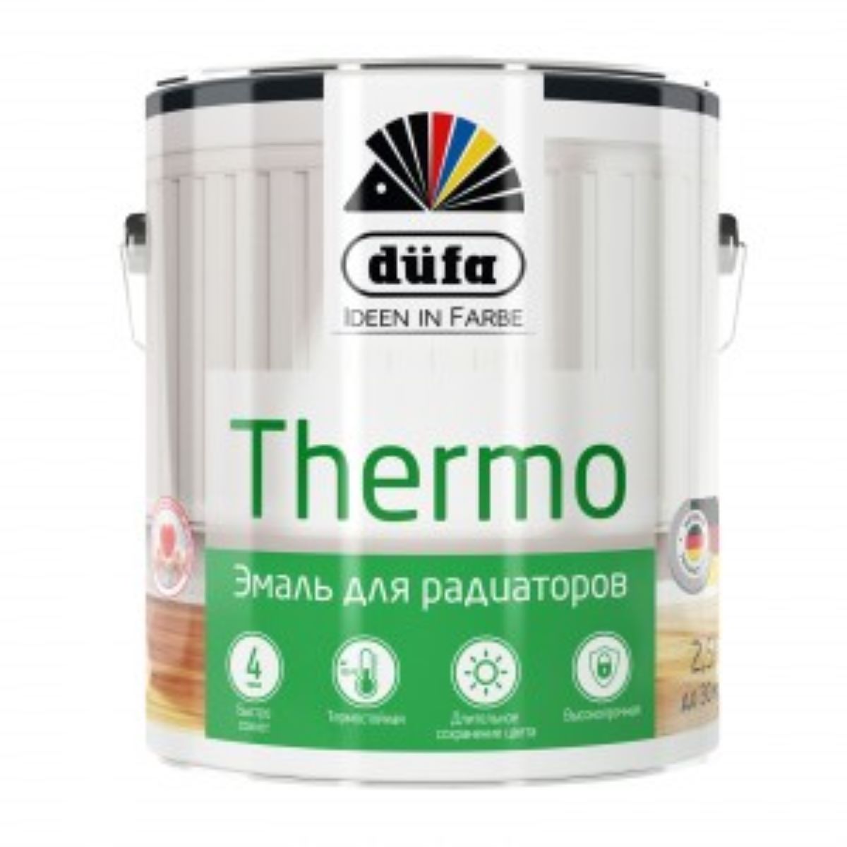 Эмаль Dufa Retail THERMO для отоп приб белая 750мл