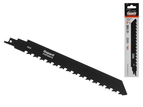 Полотно для сабельной пилы GEPARD по кирпичу 240мм (прямой пропил) S 
