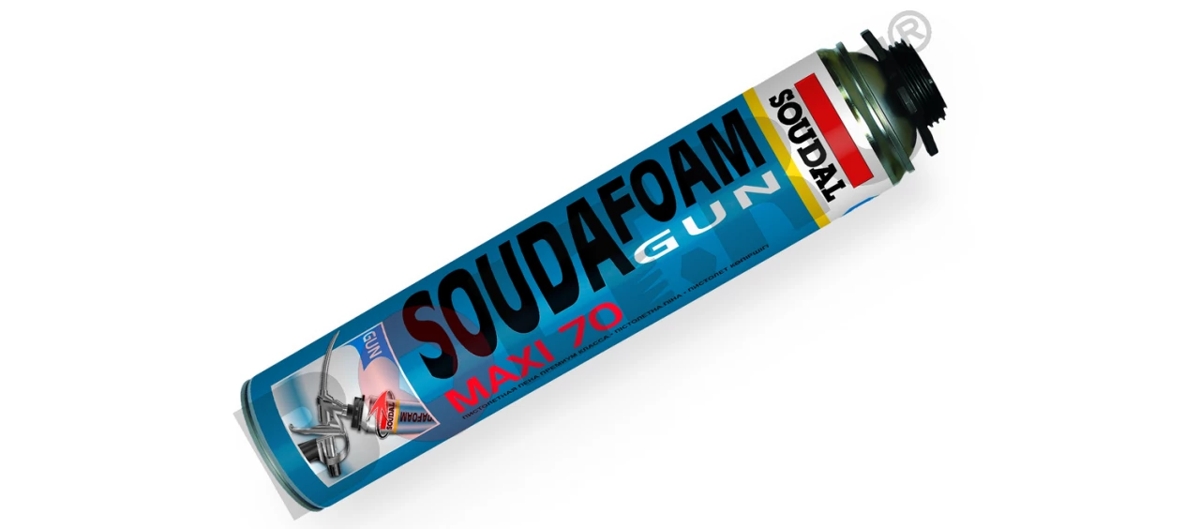 Пена пистолетная SOUDAL МАКСИ 70 870мл (12)