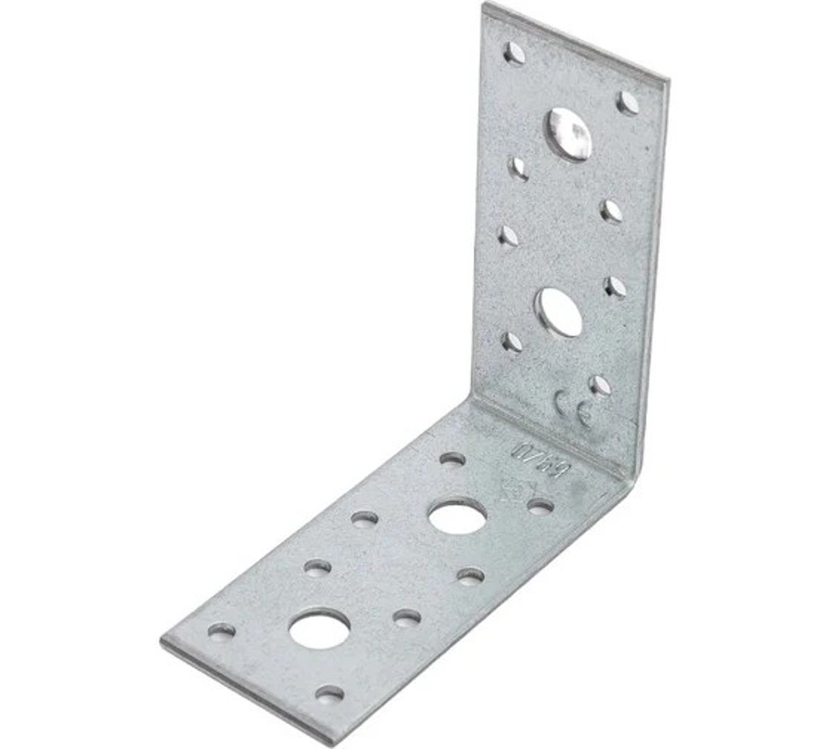 Уголок крепежный оцинкованный 90х90х40х2 мм