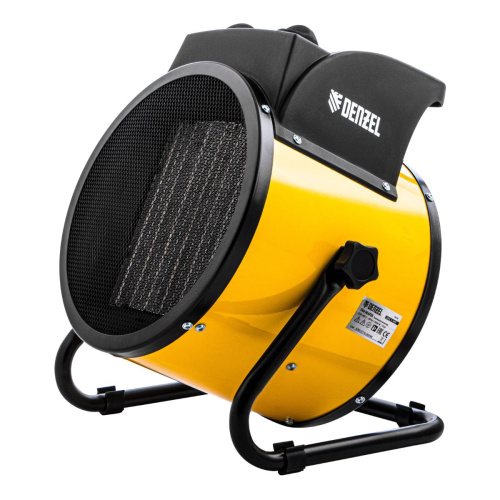 Пушка тепловая DENZEL 5квт (0.04/3/5)керамический нагреватель DHC 5-400 230В(Силовая вилка)