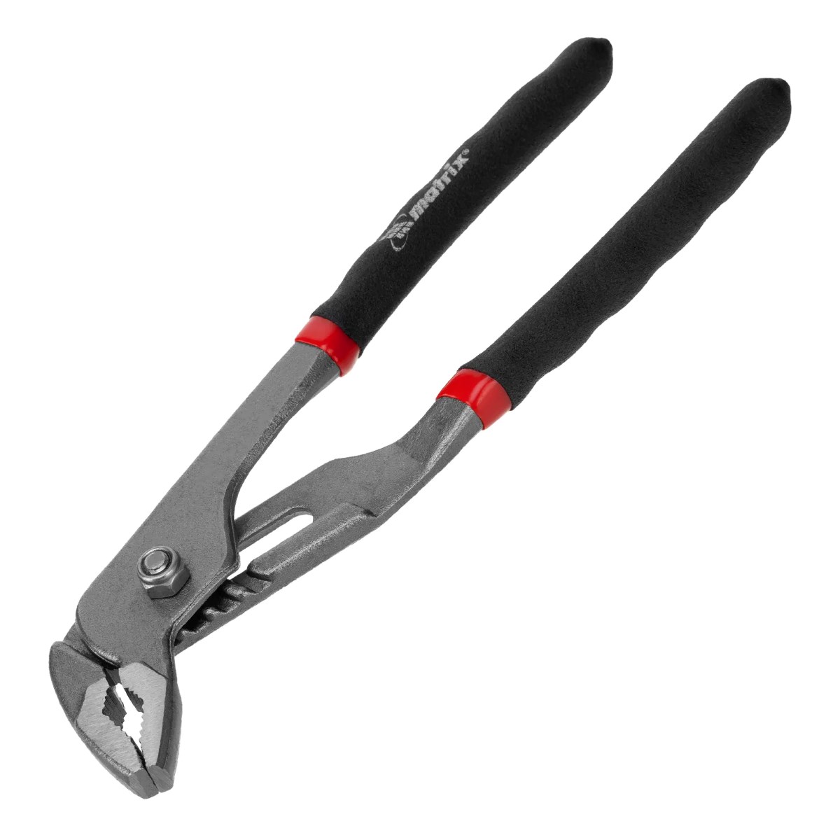 Клещи переставные,165 мм обливные рукоятки Matrix