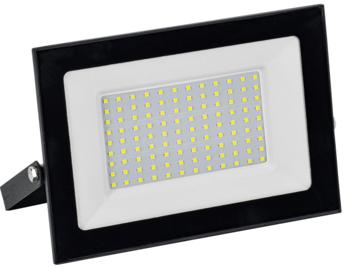 Прожектор светодиодный СДО001-50 50Вт черный IP65 6500К GENERICA