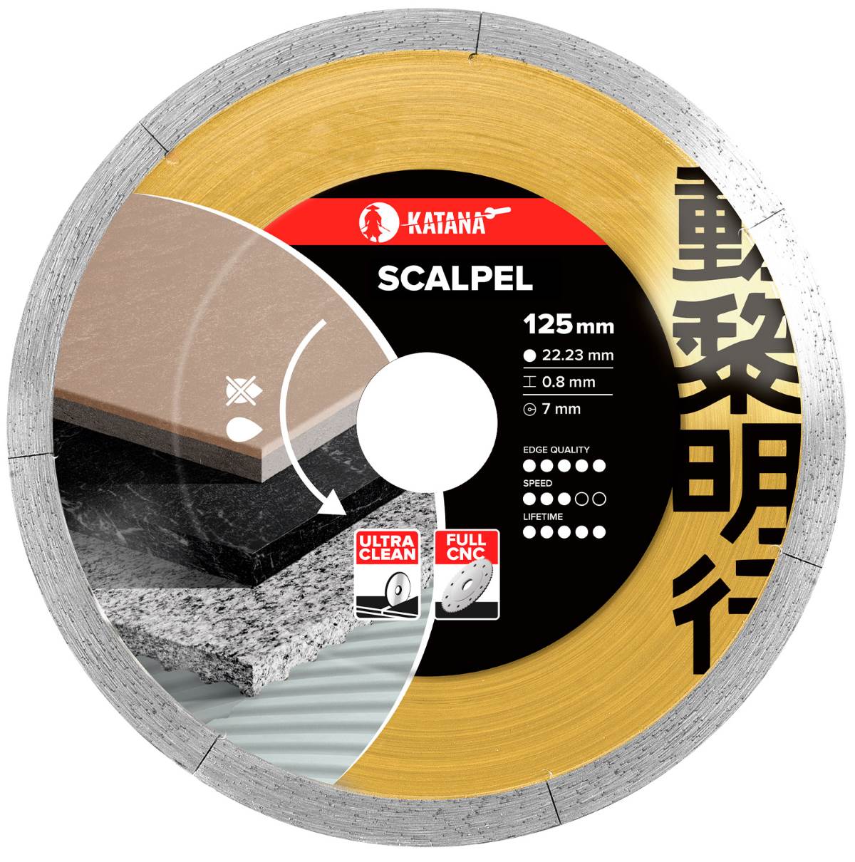 Диск алмазный KATANA SCALPEL 125мм 0,8мм