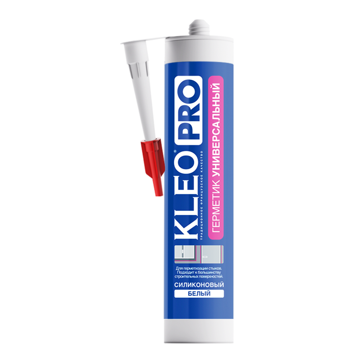 Герметик KLEO PRO универсальный белый 280мл (12)