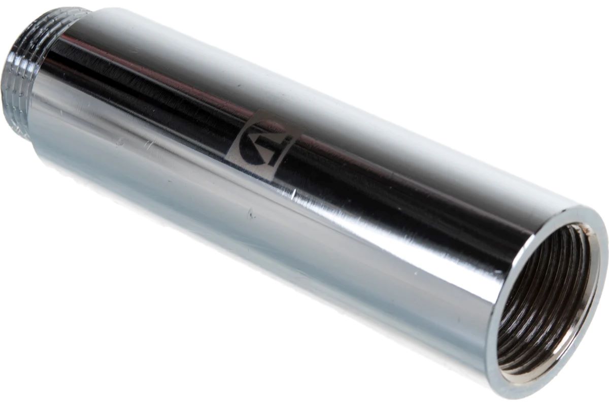 Удлинитель 3/4"- 100мм хром резьба в-н VALTEC