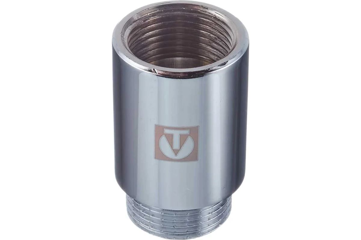 Удлинитель 3/4"- 40мм хром резьба в-н VALTEC