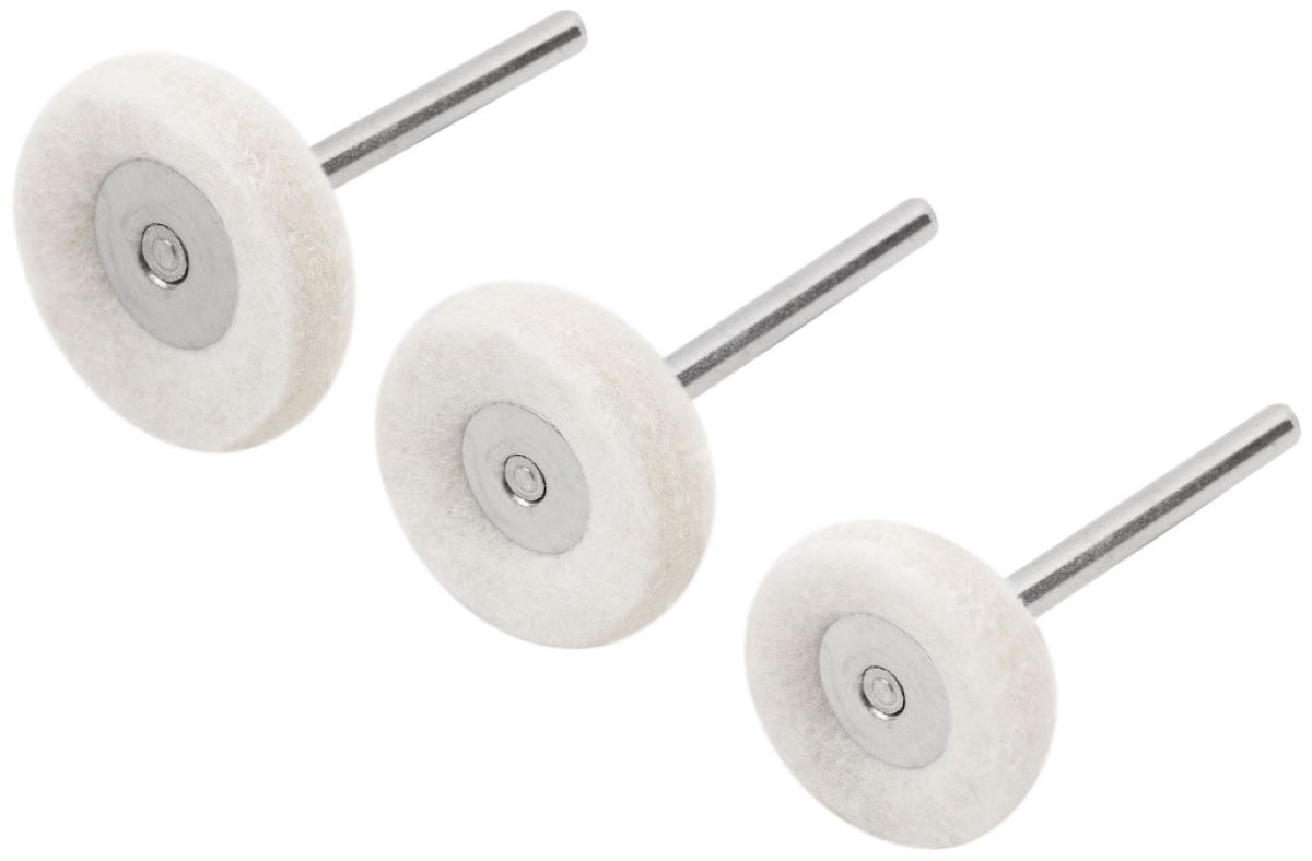 Круги полировальные для гравера 3шт FIT