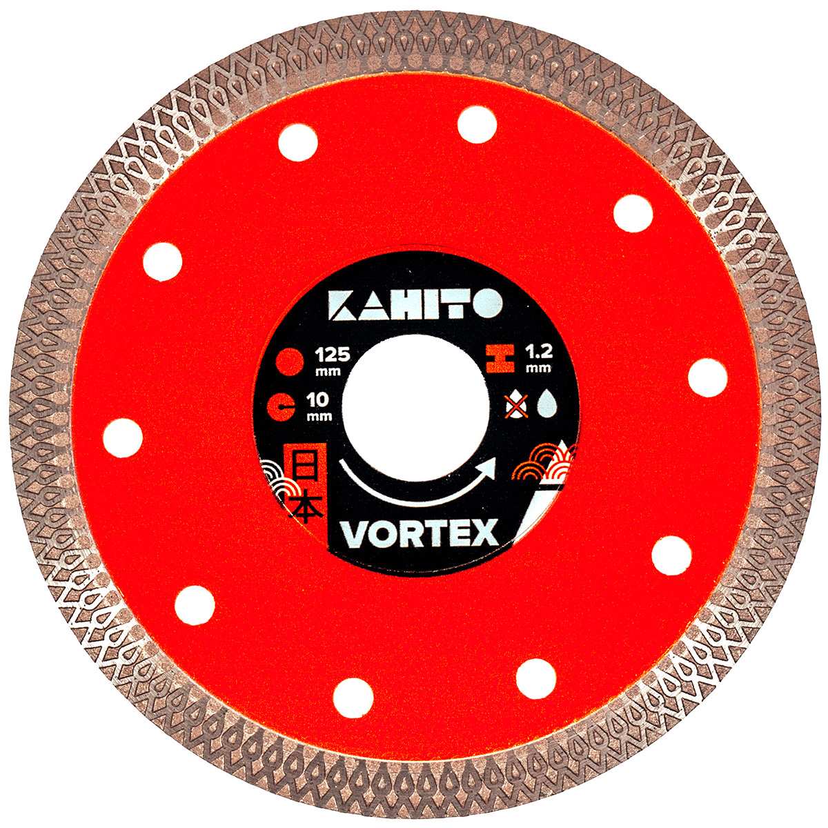 Диск алмазный KAHITO VORTEX 125мм 1,2мм