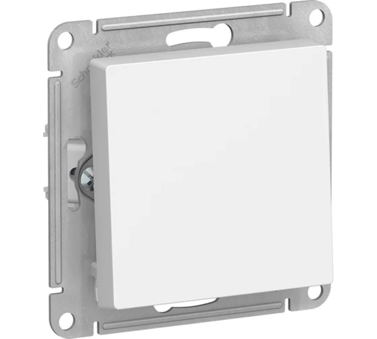 Механизм выключателя 1 кл белый ATLAS DESIGN