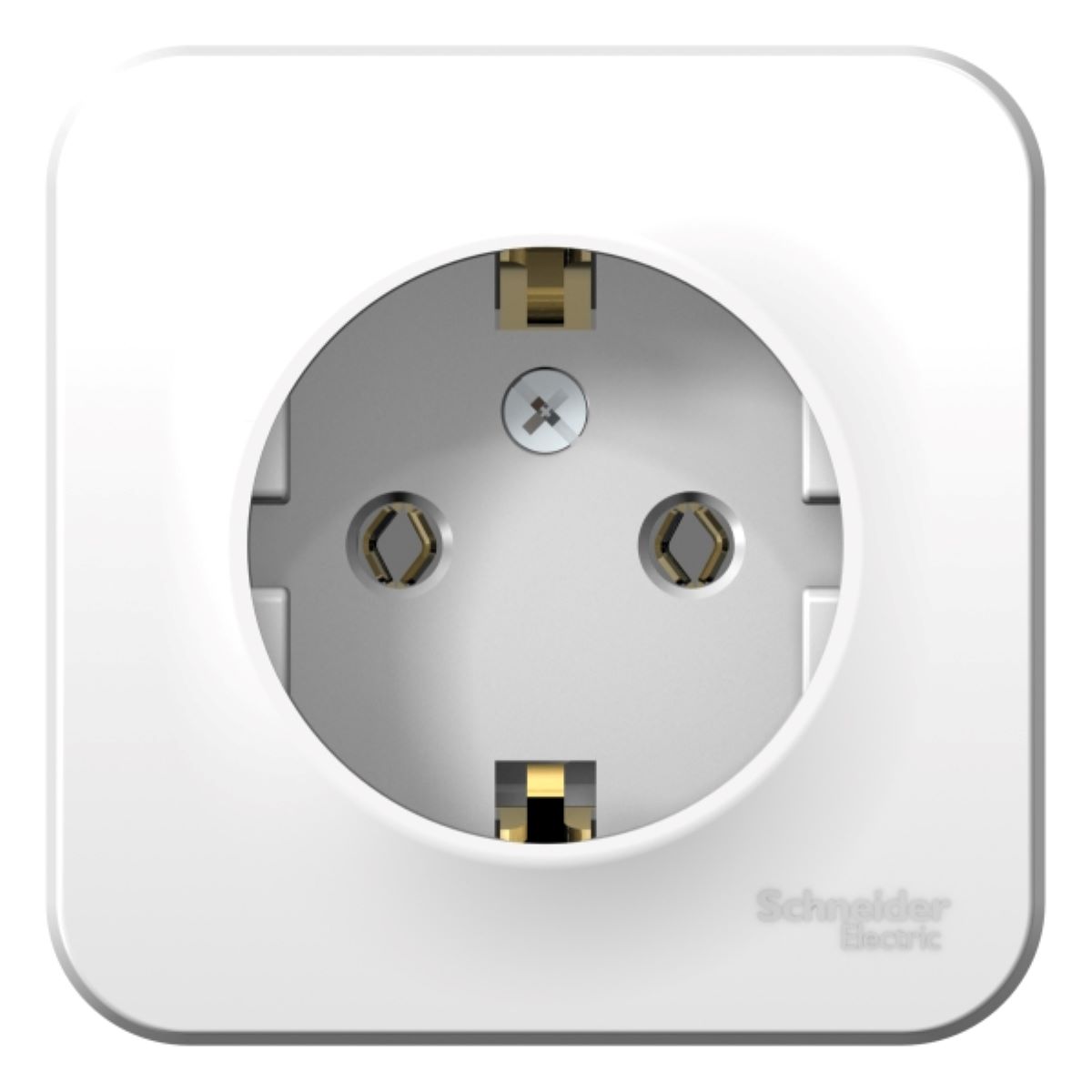 Розетка 1-я с/з белая BLANCA Systeme Electric