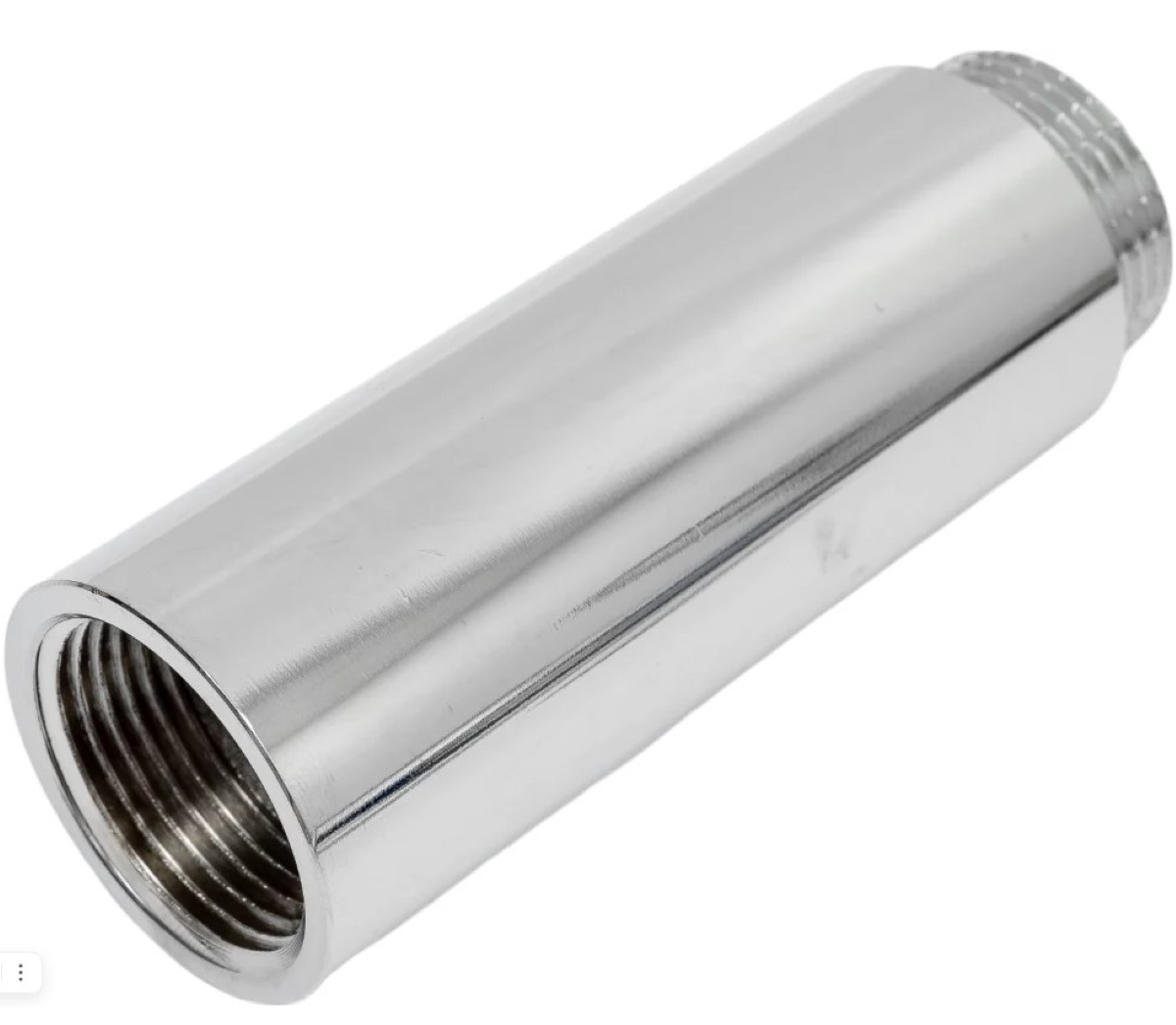Удлинитель 1"-100мм хром резьба в-н VALTEC