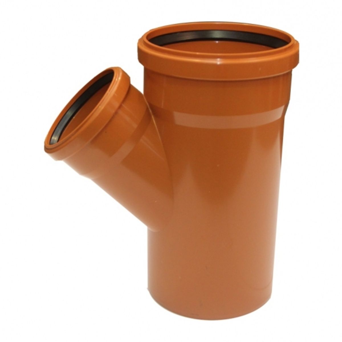 Тройник ПВХ 160х110/45гр РОССИЯ НК