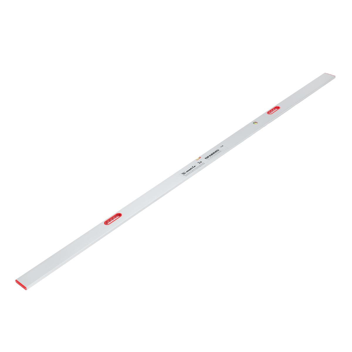 Правило-уровень алюминивое 3м 2 ручки Matrix