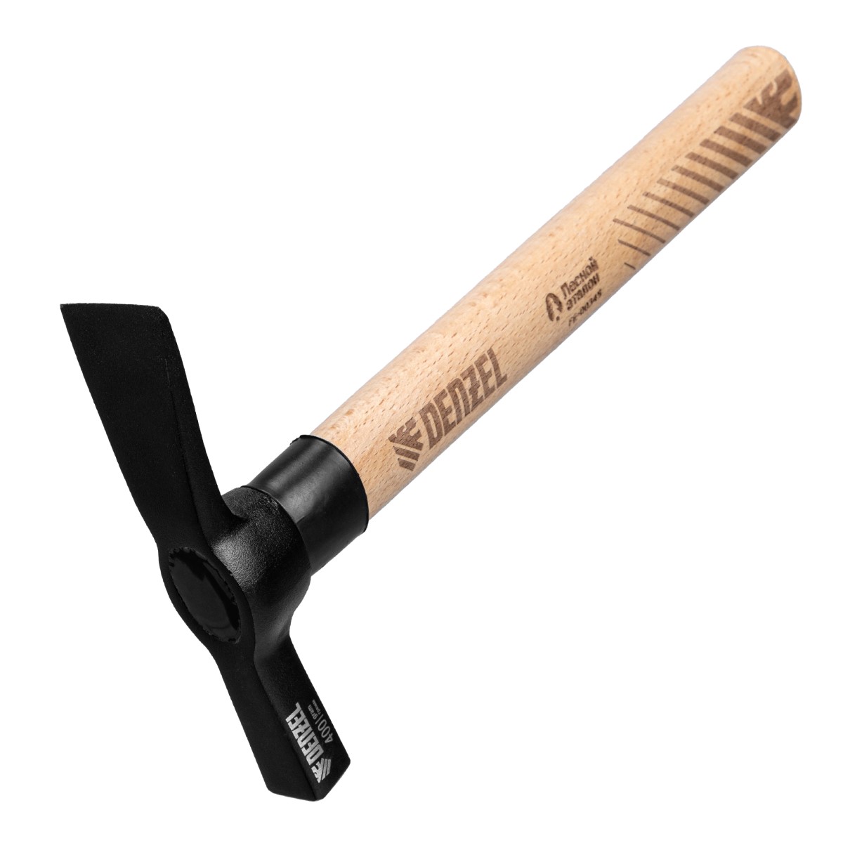 Молоток каменщика 400г буковая рукоятка Denzel