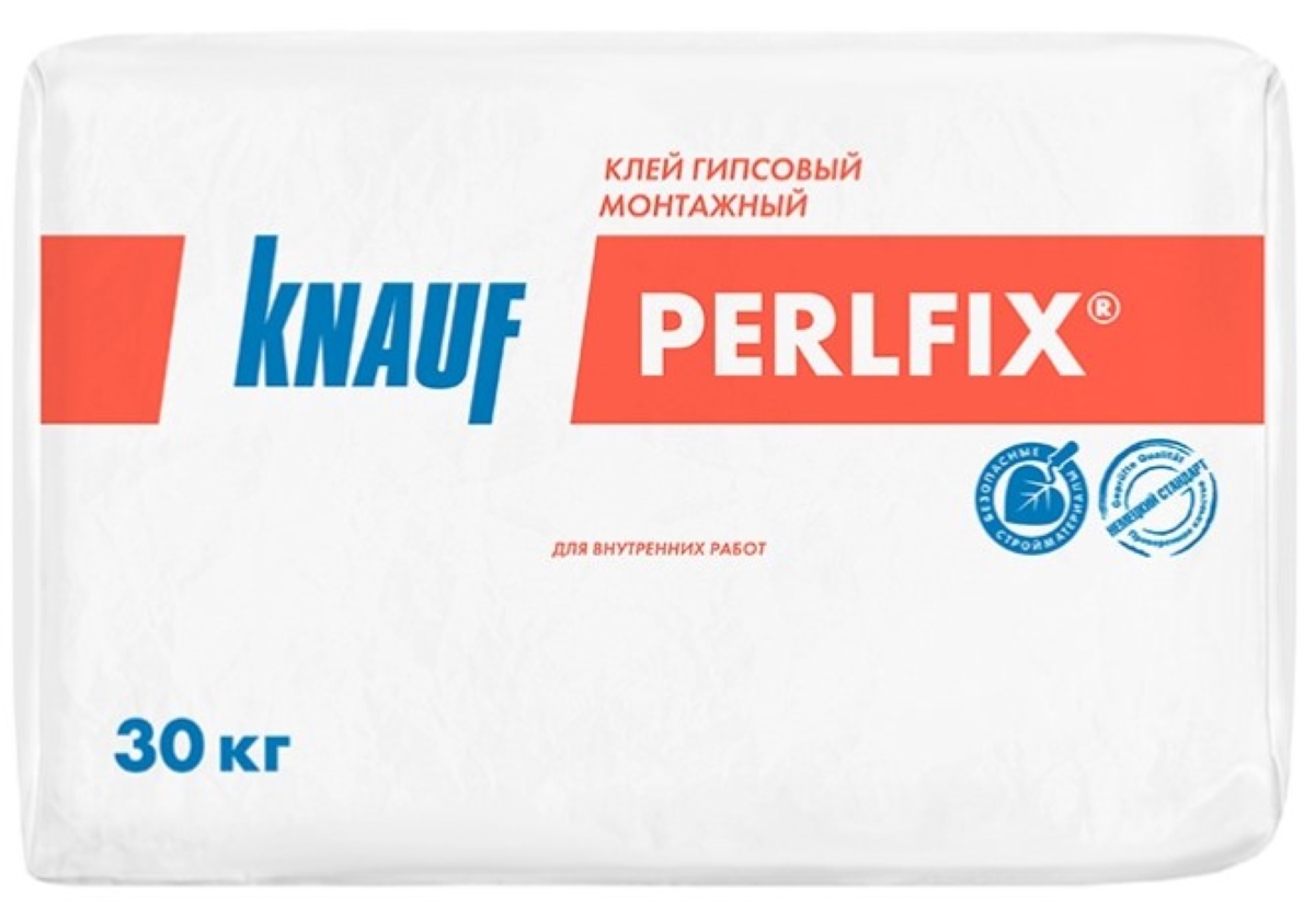 Клей гипсовый монтажный Кнауф Перлфикс 30 кг (40)