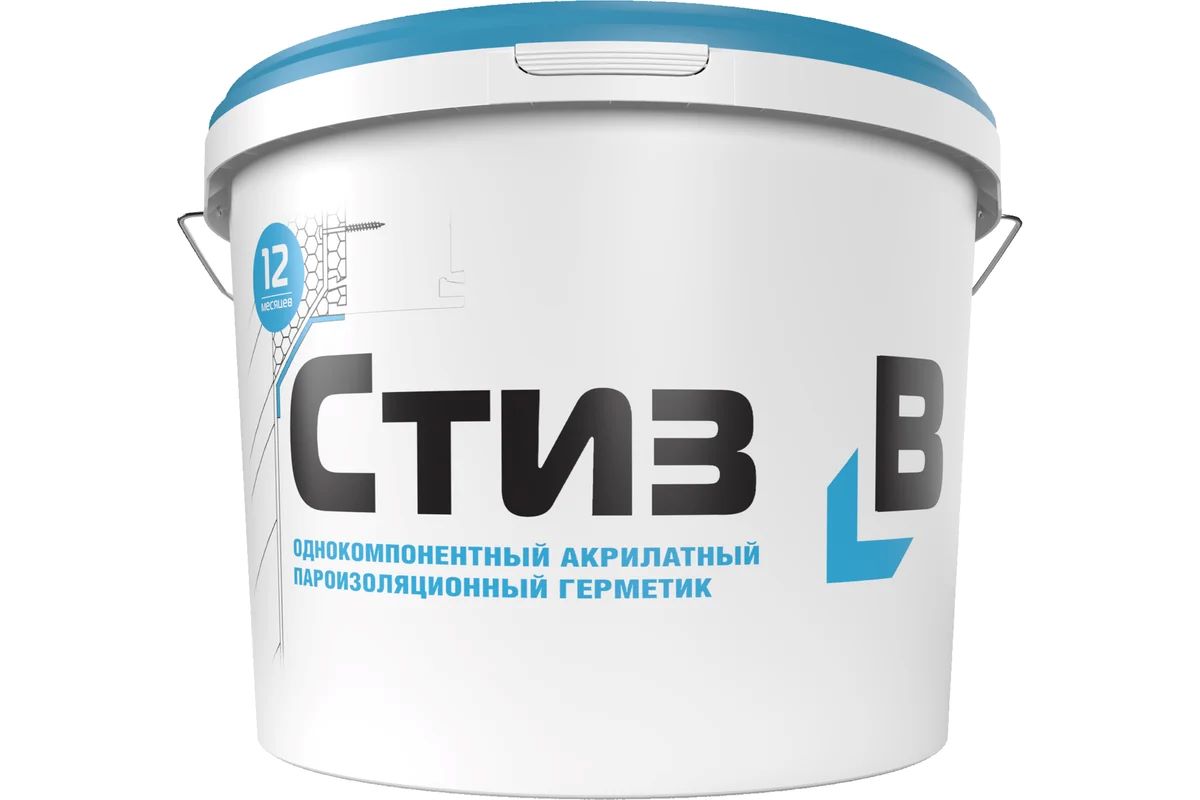 Герметик Стиз В акриловый внутрен для окон 7 кг