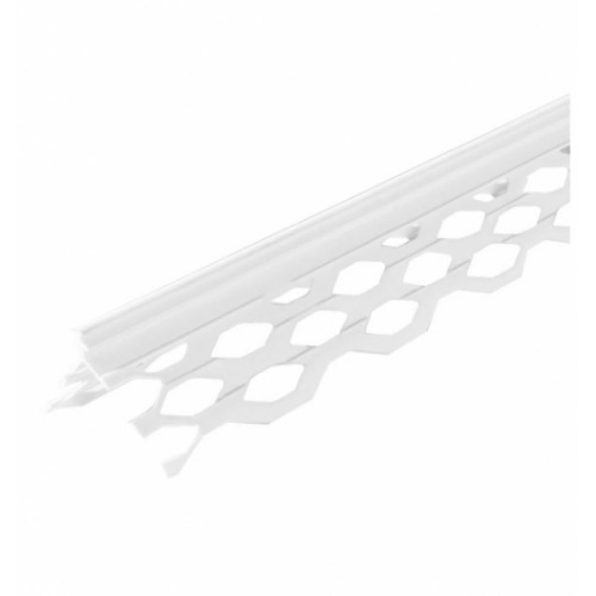 Уголок ПВХ сетчатый маячковый 6х3000 Калета