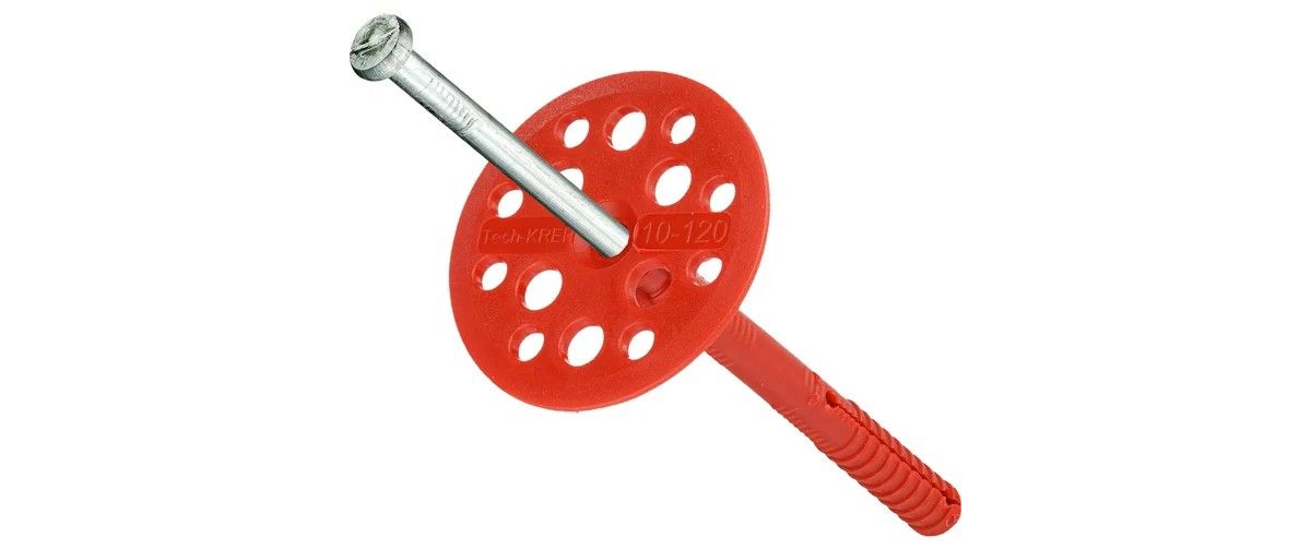 Дюбель для теплоизоляции 10х90 мм с мет стержнем