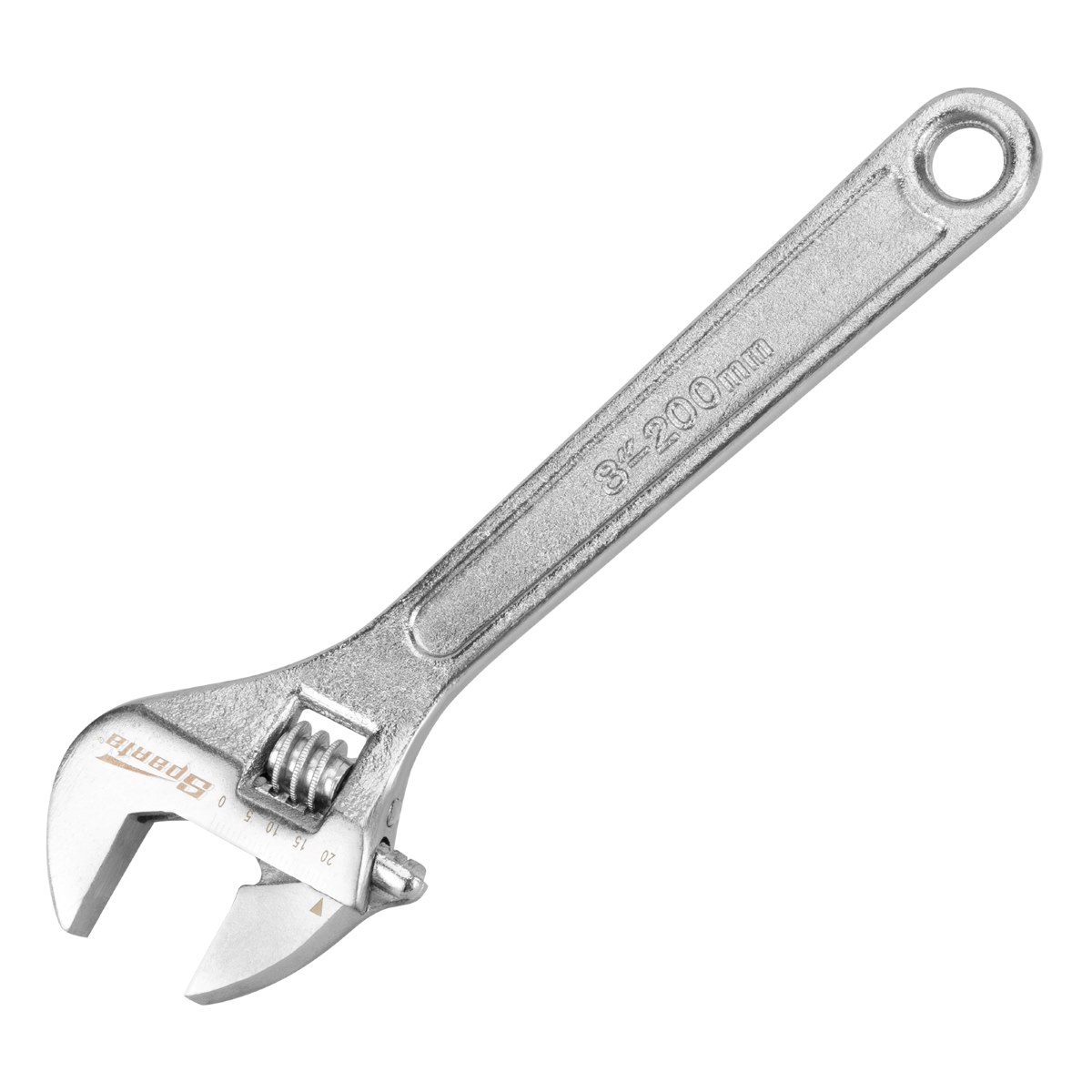 Ключ разводной, 200 мм (25мм) Sparta