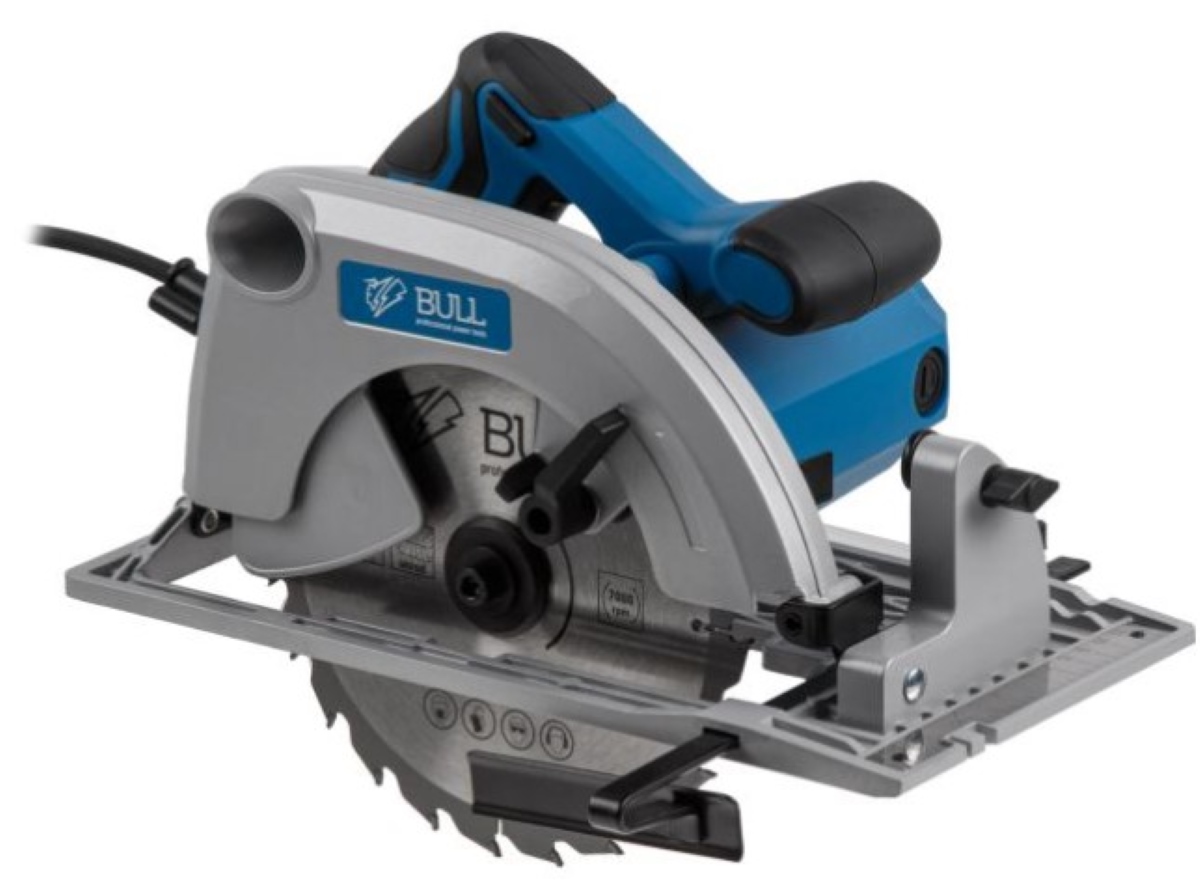 Циркулярная пила BULL 190х30мм 1500Вт пропил 66мм KS 1901