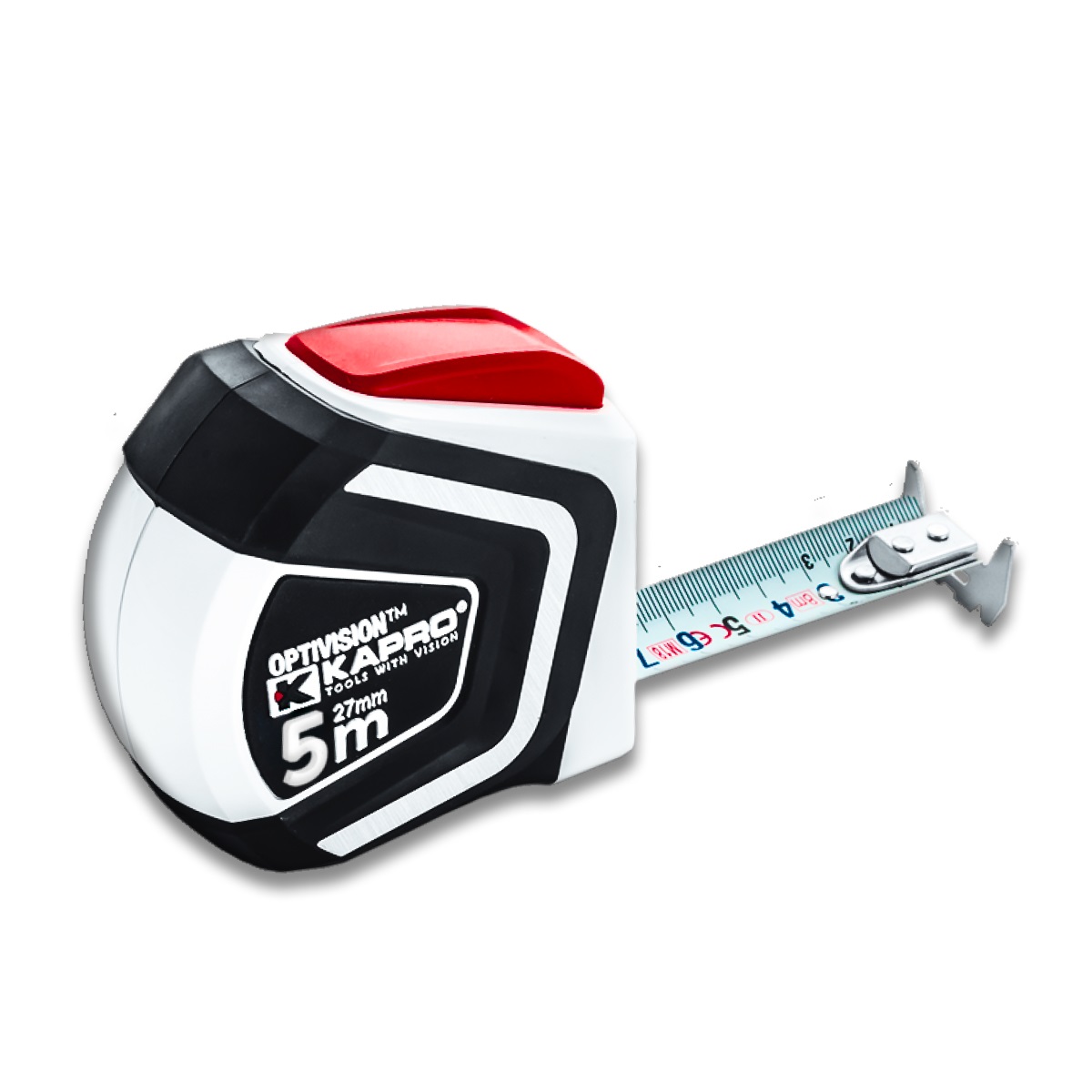 Рулетка 5м магнитная двухсторонняя с нейлоновым покрытием KAPRO Optivison