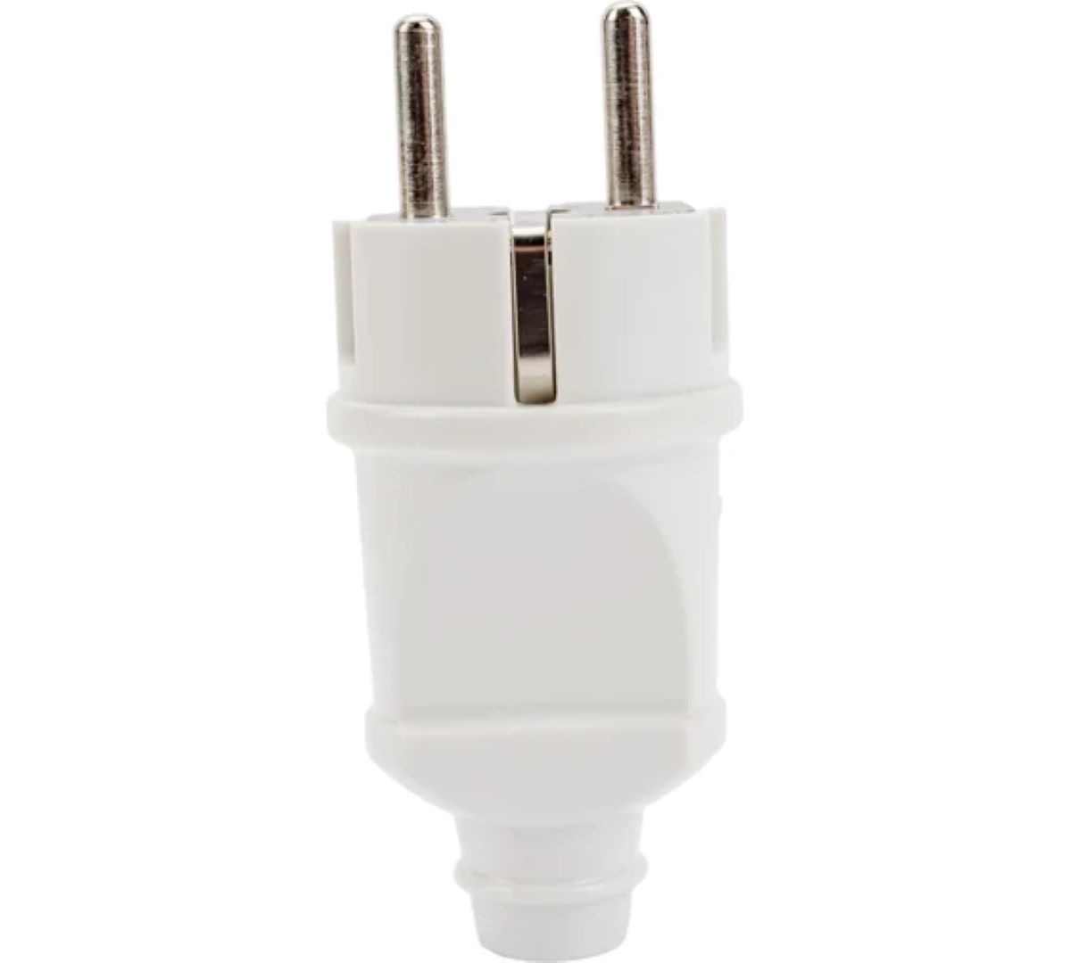 Вилка с/з белая 16А 250В TDM (25/250)